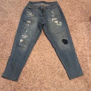 Lane Bryant Destroyed Boyfriend Jeans 14